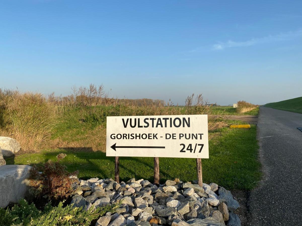 Bungalow Scheldezicht in Zeeland dicht bij zee Scherpenisse Buitenkant foto