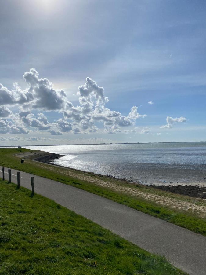 Bungalow Scheldezicht in Zeeland dicht bij zee Scherpenisse Buitenkant foto