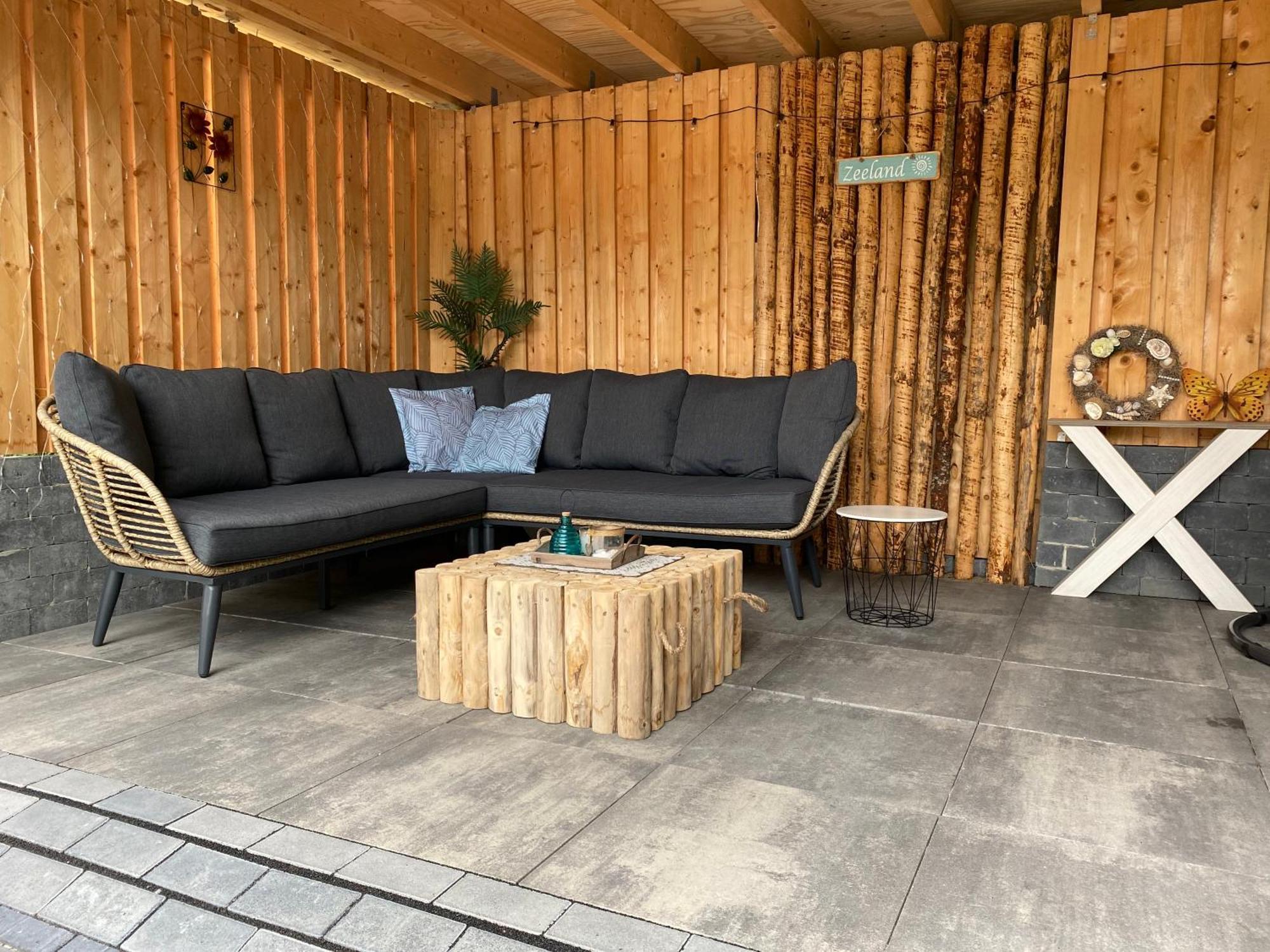 Bungalow Scheldezicht in Zeeland dicht bij zee Scherpenisse Buitenkant foto